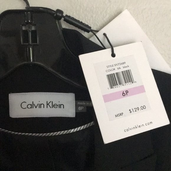 Calvin Klein Tapered Evening Jacket 6P NWT - Picture 3 of 5
